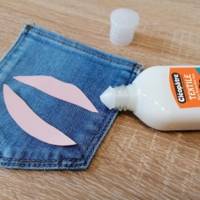 Colle Cléo'Tissus en flacon de 100g avec Embout précision