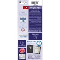 Etui protection RFID Hidentity® Passeport - Noir