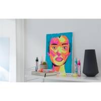 Marqueur acrylique large 5000 anthracite 5-10 mm