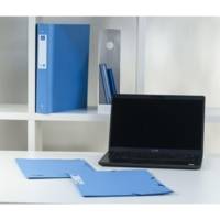 Classeur rigide 2 anneaux 30mm Clean'Safe - A4 - Bleu