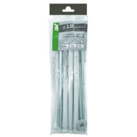 Cheville traversante D12x120mm avec vis tête hexagonal D9x125mm - Gedimat