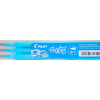 Set de 3 Recharges friXion Ball (BLS-FR7) Turquoise