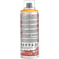 Aérosol 200ml Peinture DécoSpray ORANGE FLUO - PÉBÉO