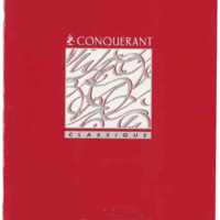 Cahier de devoirs 17 x 22 cm SEYES 48 pages 90g - Conquérant
