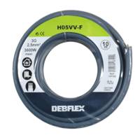 Câble HO5VV-F 3g2,5mm² blanc - Gedimat - DEBFLEX