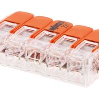 Mini borne automatique 2 entrées à cliquet S221 - Gedimat - WAGO