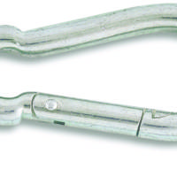 Mousqueton pompier acier zingué D10mm - Gedimat - CHAPUIS
