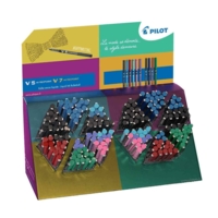 Stylo roller Hi-Tecpoint V5/V7, présentoir de 180