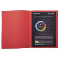Paquet de 100 chemises ROCK''S 210g - 24x32cm - Rouge - EXACOMPTA