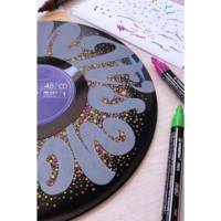 Etui carton 5 marqueurs pointe moyenne FREE acrylic T300 Set 2 "Urban" - STABILO