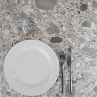 Table pliante 70x70cm terrazzo cepp - terrasse - RestooTab