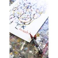 Marqueur peinture 4ARTIST pointe ogive 2 mm JAUNE - PÉBÉO