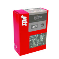 Cheville autoforeuse Zamak+vis TR D4.5x35mm - Gedimat