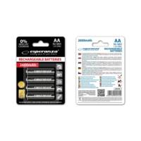 Pack 4 Batteries Rechargeables HIGH CAPACITY Ni-MH AA 2600MAH
