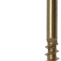 Gond à vis acier laitonné filet bois diam.2,5mm long.25mm 10 pièces - Gedimat