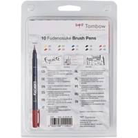 Set de 10 Feutre Dessin et Calligraphie Pointe Brush Fudenosuke Color