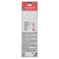 Pack 2 spalters extra courts Nylon blanc - Pinceaux n°25 et n°50 -100% wood FSC - PÉBÉO