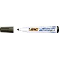 Marqueur tableau blanc effaçable à sec 1701 ECOLUTIONS Pte Ogive Large Noir - BIC