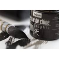 Flacon 1L Encre de Chine India Ink Noir opaque - PÉBÉO