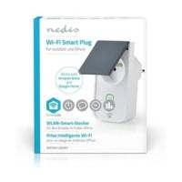 Prise Extérieure Intelligente Wi-Fi Anti-Éclaboussure IP44 Contrôleur de Puissance Prise Type E (Française) 16 A