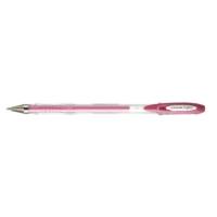 Roller encre gel Signo UM120AC pointe moyenne 0,7mm rose pastel - Uni-Ball