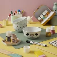 Flacon 45 ml Peinture P150 Porcelaine Coloris Blanc perle