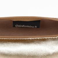 Trousse CUIRISÉ Diam 55 mm Longueur 220 mm en Cuir Or