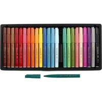 Etui tiroir de 24 feutres de coloriage KIDS VISACOLOR XL pointe large - BIC