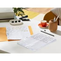 Paquet de 40 Pochettes perforées A4 Ouvert en haut PP Transparent - DURABLE