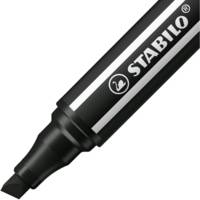 Feutre Pen 68 MAX Pointe Biseautée 1-5mm Noir - STABILO