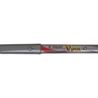 Stylo plume Jetable V-Pen SILVER Pte Moyenne Rose - Pilot