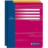 Cahier d'Essai piqué 17x22 48p séyès 56g couleur aléatoire - CLAIREFONTAINE