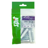 Cheville nylon D8x40mm avec vis tête fraisée D5x50mm - Gedimat - SPIT