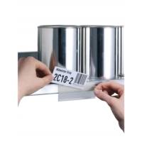 Lot 5 Porte-Etiquettes Adhésifs Scanfix Ouvert Haut H40 mm x 200 mm à Découper