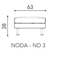 Pouf NODA 1 place