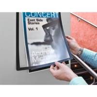 Cadre D'affichage Adhésif et Magnétique DURAFRAME A3 Noir