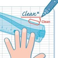 Règle plate Incassable Flex 30 cm couleur bleu ou vert