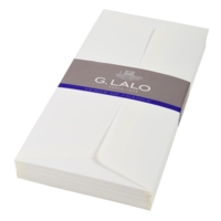 25 enveloppes doublées DL Vergé adhésives Blanc