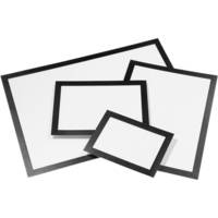 Sachet 2 Pochettes Cadre d'affichage DURAFRAME® A5 argent métallisé