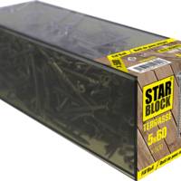 Vis STARBLOCK terrasse inox A2 tête réduite 5 x 60 mm - Gedimat