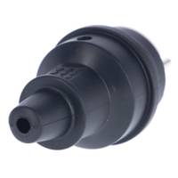 Fiche mâle 2P+T 16A caoutchouc - Gedimat - ELECTRALINE