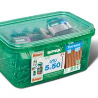 Vis terrasse tête cylindrique bonus A2 - 5x50mm - Gedimat - SPAX