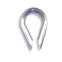 Cosse cœur acier zingué pour câble D11mm - Gedimat - CHAPUIS