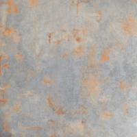 Table pied noir Ø120cm gris rouille - intérieur - RestooTab