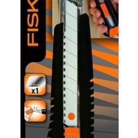 Cutter 18 mm à rail métallique corps plastique noir orange