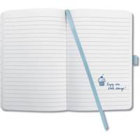 Carnet de notes Jolie® sky blue HC ligné env. A6 bleu clair