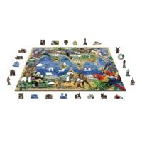 Puzzle en Bois CARTE DU ROYAUME DES ANIMAUX XL