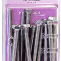 Boulon tête hexagonale matière inox A2 8 x 80 mm - Gedimat - NORAIL
