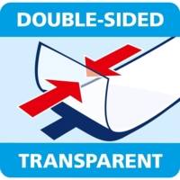 Lot de 2 Rubans Adhésif Double Face Transparent 12 mm x 7,5 m