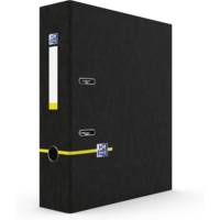 Classeur à levier Big File étudiant A4 dos 80 mm Noir Bande Colorée aléatoire